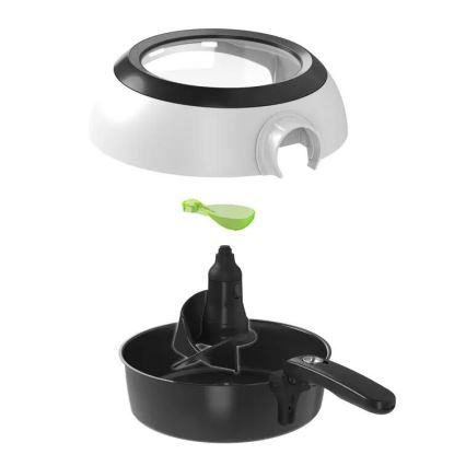 Tefal - Horkovzdušná fritéza ACTIFRY GENIUS DUAL MOTION 1,2l 1350W/230V bílá