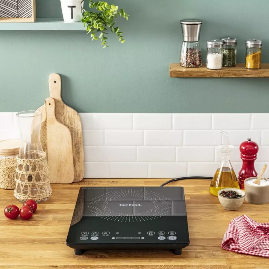 Tefal - Indukční vařič EVERYDAY SLIM 2100W/230V černá
