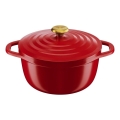 Tefal - Kastrol s poklicí 24 cm AIR červená