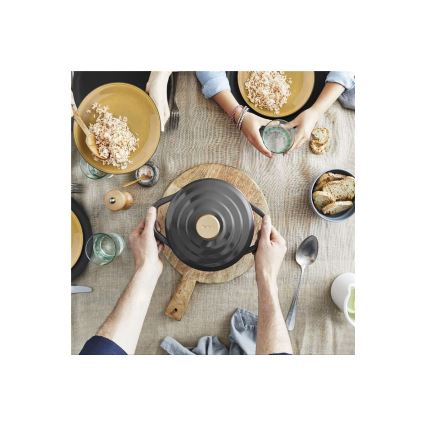 Tefal - Kastrol s poklicí AIR 20 cm antracit