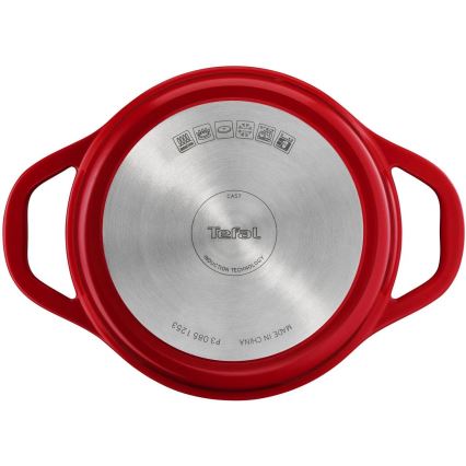 Tefal - Kastrol s poklicí AIR 20 cm červená