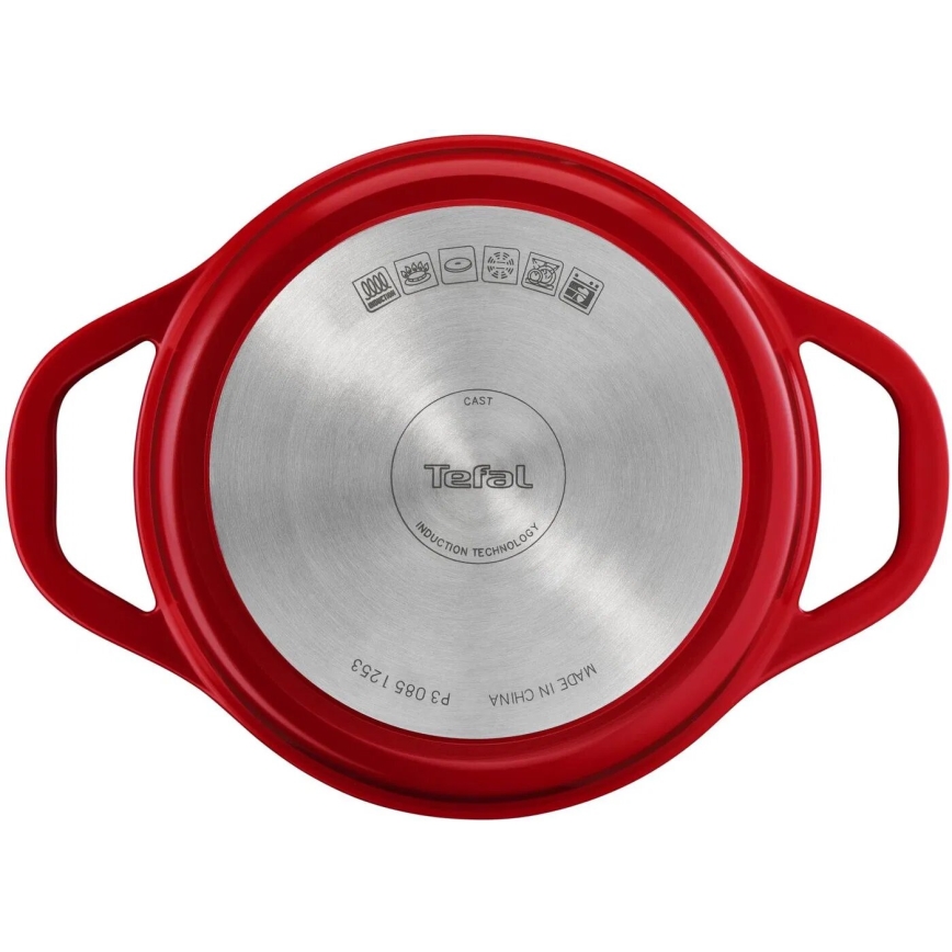 Tefal - Kastrol s poklicí AIR 20 cm červená