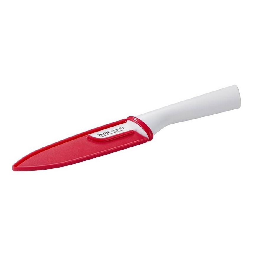 Tefal - Keramický nůž univerzální INGENIO 13 cm bílá/červená