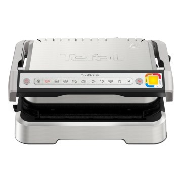 Tefal - Kontaktní gril OPTIGRILL 2v1 2100W/230V nerez