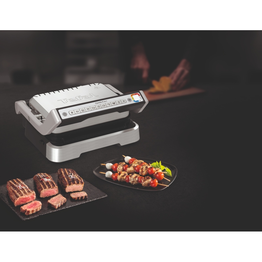 Tefal - Kontaktní gril OPTIGRILL 4v1 2100W/230V nerez