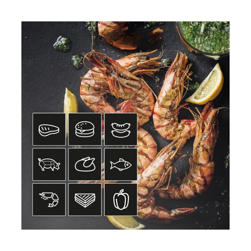 Tefal - Kontaktní gril OPTIGRILL 4v1 2100W/230V nerez