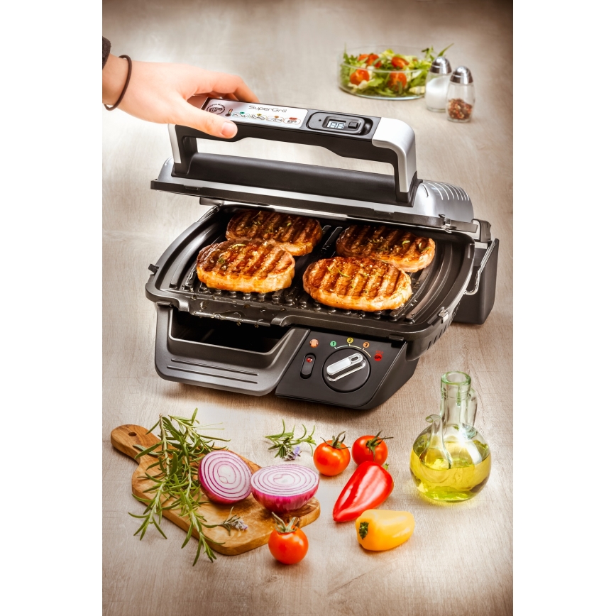 Tefal - Kontaktní gril SUPERGRILL 2000W/230V