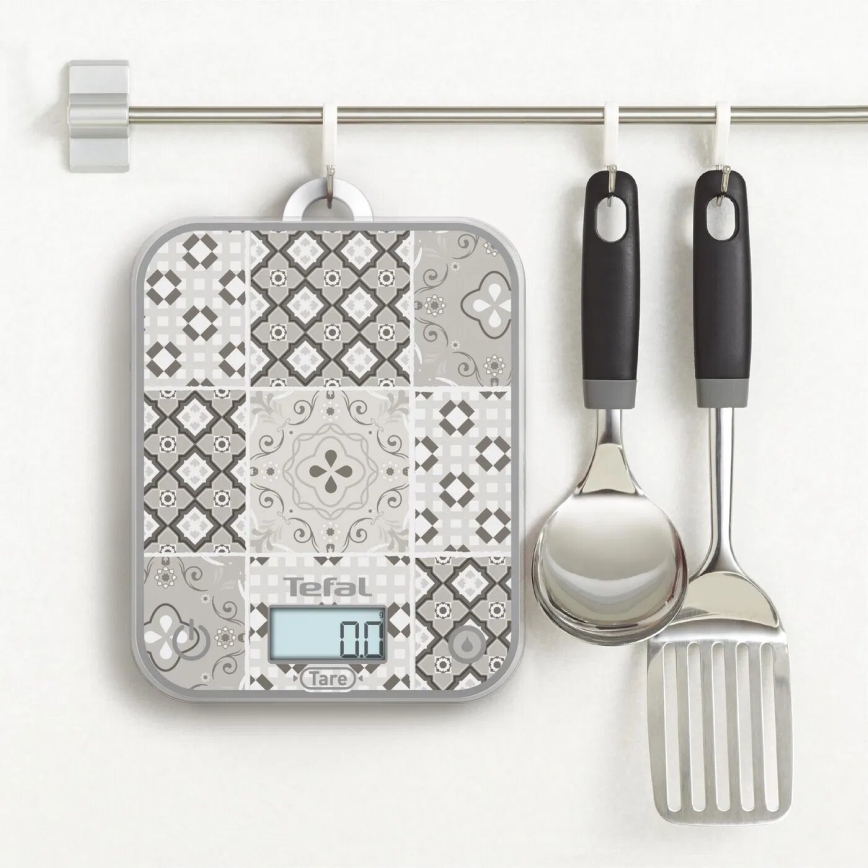 Tefal - Kuchyňská váha OPTISS 2xAAA béžová