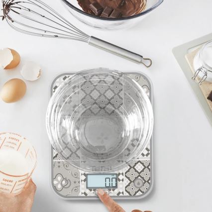 Tefal - Kuchyňská váha OPTISS 2xAAA béžová