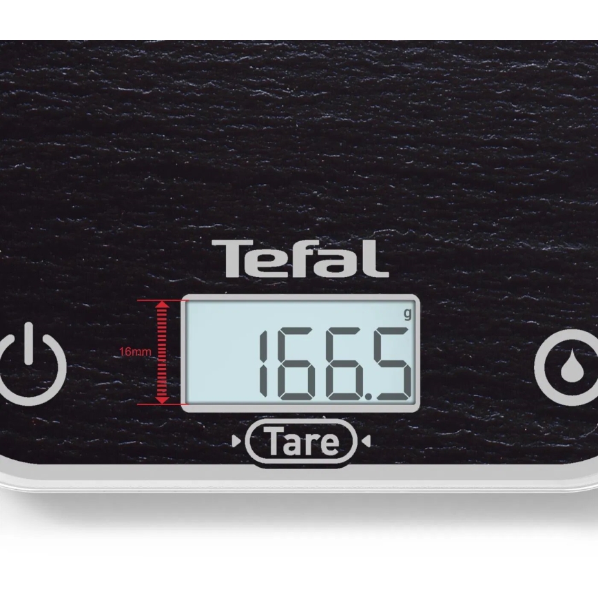Tefal - Kuchyňská váha OPTISS 2xAAA černá