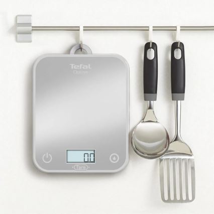 Tefal - Kuchyňská váha OPTISS 2xAAA šedá