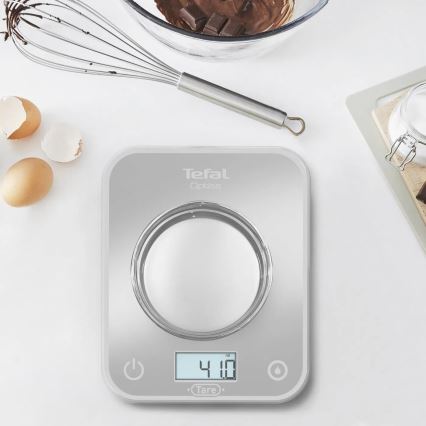 Tefal - Kuchyňská váha OPTISS 2xAAA šedá