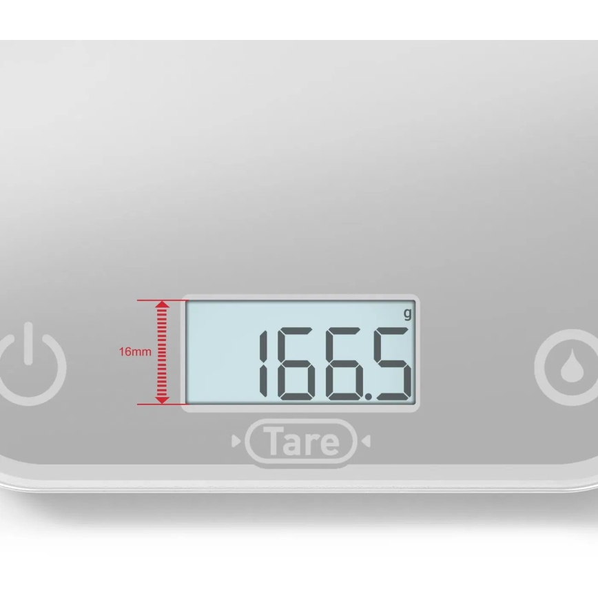 Tefal - Kuchyňská váha OPTISS 2xAAA šedá