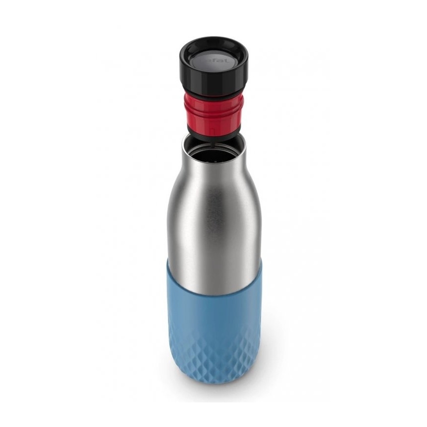 Tefal - Láhev 500 ml BLUDROP nerez/modrá