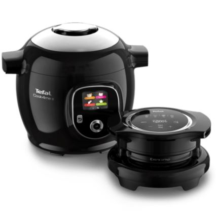 Tefal - Multifunkční elektrický tlakový hrnec s příslušenstvím 6 l 1600W/230V černá