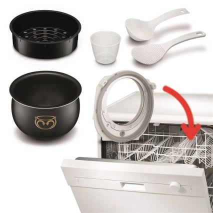 Tefal - Multifunkční elektrický hrnec FUZZY 750W/230V