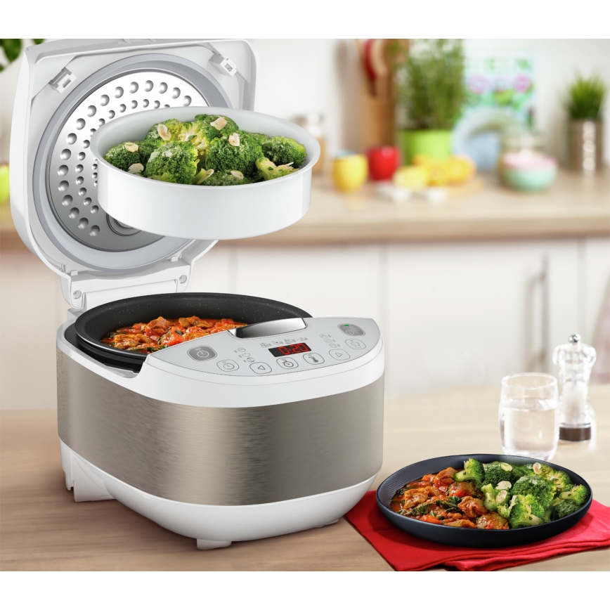 Tefal - Multifunkční elektrický hrnec SIMPLY COOK PLUS 750W/230V