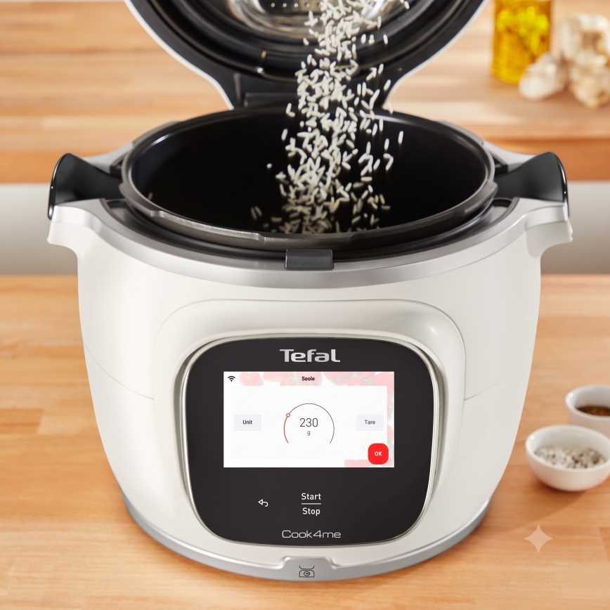 Tefal - Multifunkční elektrický tlakový hrnec 6 l COOK4ME TOUCH PRO 1600W/230V Wi-Fi