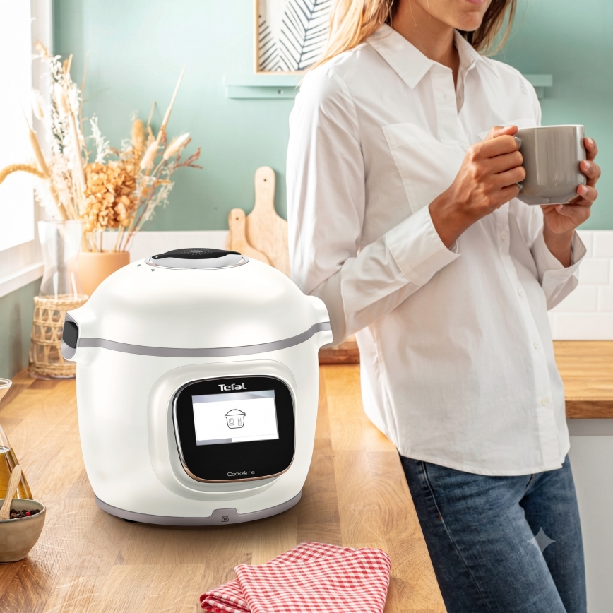 Tefal - Multifunkční elektrický tlakový hrnec 6 l COOK4ME TOUCH PRO 1600W/230V Wi-Fi