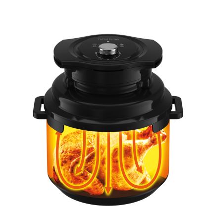 Tefal - Multifunkční elektrický tlakový hrnec 7,6 l 1200W/230V černá