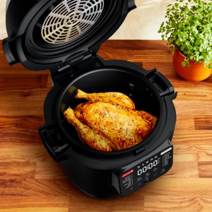 Tefal - Multifunkční hrnec a horkovzdušná fritéza 2v1 MULTICOOK ACTIFRY 1334W/230V 6 l