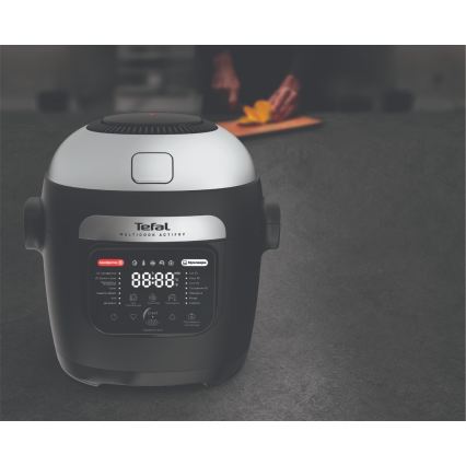 Tefal - Multifunkční hrnec a horkovzdušná fritéza 2v1 MULTICOOK ACTIFRY 1334W/230V 6 l