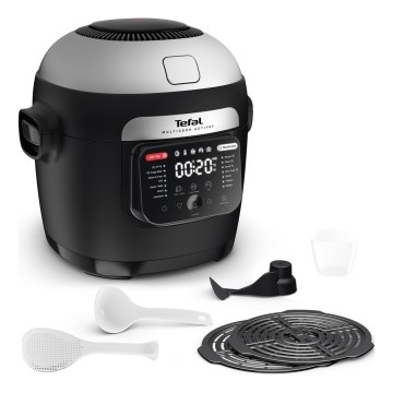 Tefal - Multifunkční hrnec a horkovzdušná fritéza 2v1 MULTICOOK ACTIFRY 1334W/230V 6 l