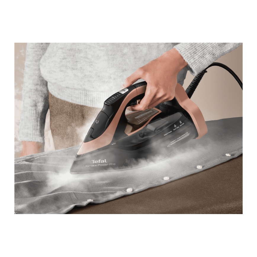 Tefal - Napařovací žehlička ULTIMATE POWER 3200W/230V měděná/černá