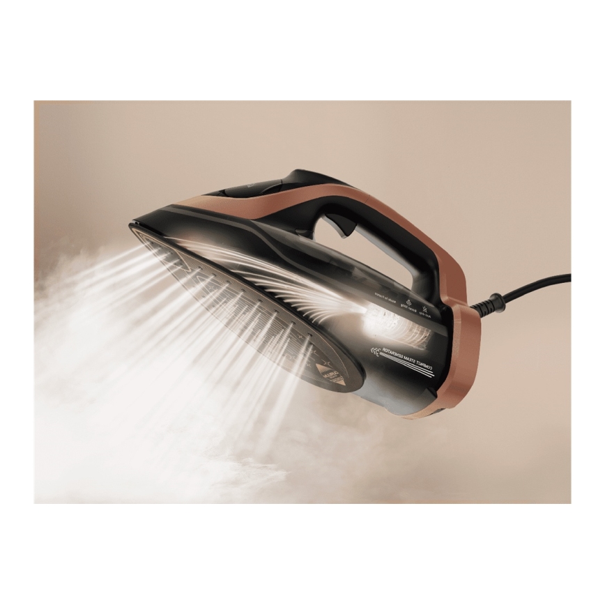 Tefal - Napařovací žehlička ULTIMATE POWER 3200W/230V měděná/černá