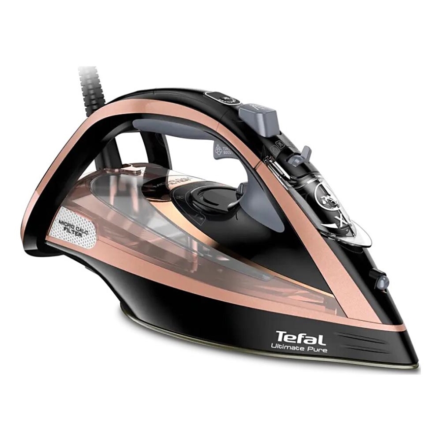 Tefal - Napařovací žehlička ULTIMATE PURE 3000W/230V měděná/černá