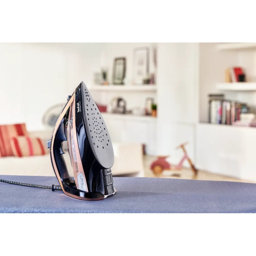 Tefal - Napařovací žehlička ULTIMATE PURE 3000W/230V měděná/černá
