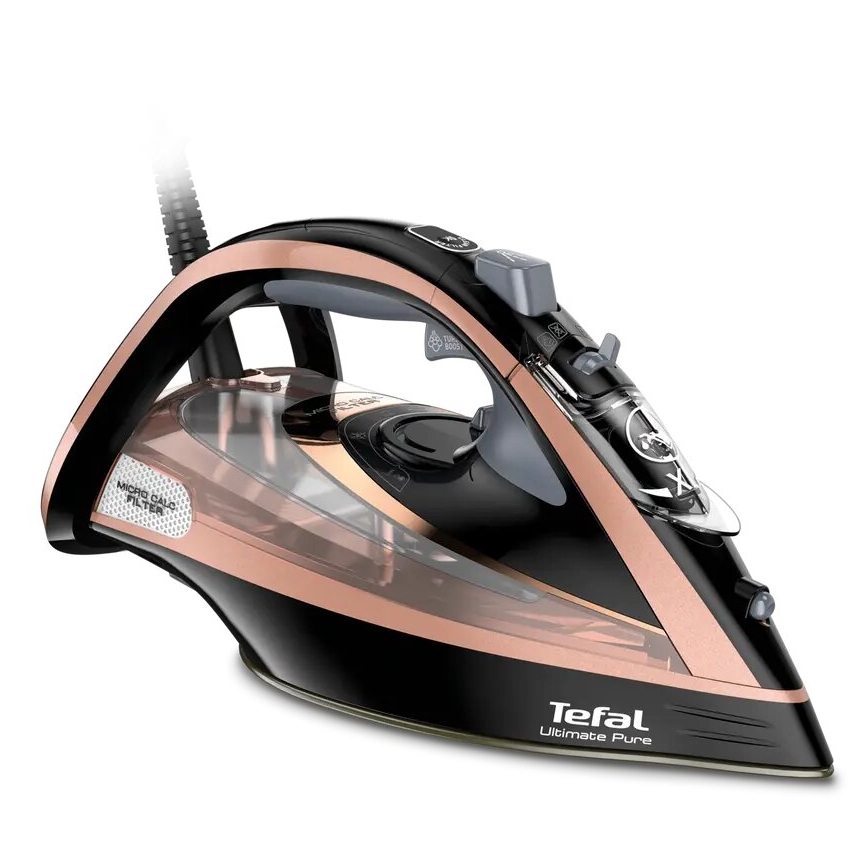 Tefal - Napařovací žehlička ULTIMATE PURE 3000W/230V měděná/černá