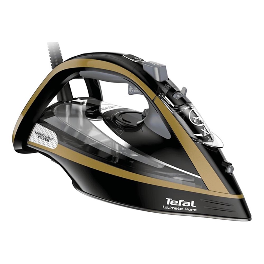 Tefal - Napařovací žehlička ULTIMATE PURE 3000W/230V zlatá/černá