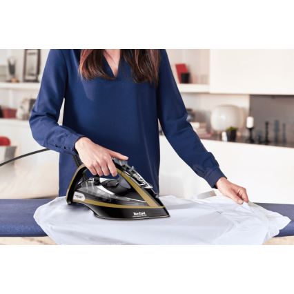 Tefal - Napařovací žehlička ULTIMATE PURE 3000W/230V zlatá/černá