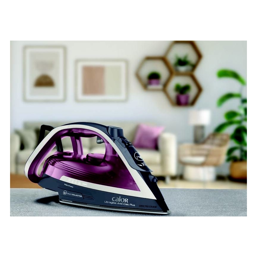 Tefal - Napařovací žehlička ULTRAGLISS PLUS 2800W/230V vínová/šedá