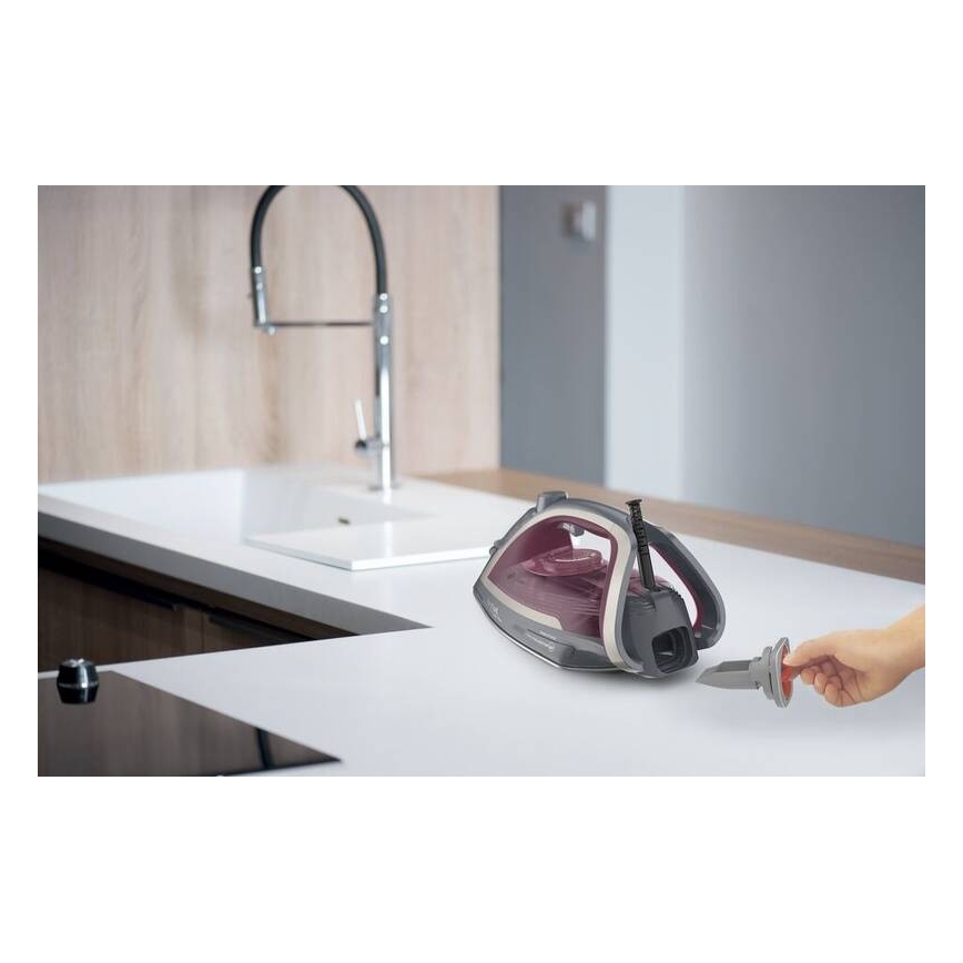 Tefal - Napařovací žehlička ULTRAGLISS PLUS 2800W/230V vínová/šedá