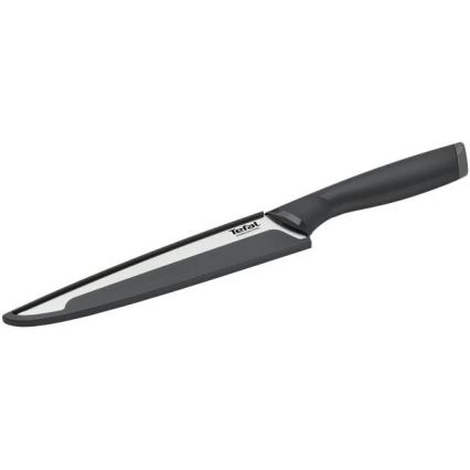 Tefal - Nerezový nůž porcovací COMFORT 20 cm lesklý chrom/černá