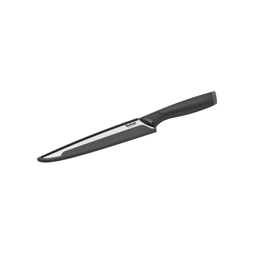 Tefal - Nerezový nůž porcovací COMFORT 20 cm lesklý chrom/černá
