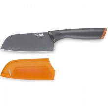 Tefal - Nerezový nůž santoku FRESH KITCHEN 12 cm šedá/oranžová