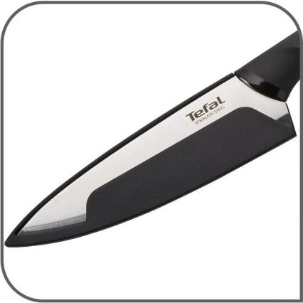 Tefal - Nerezový nůž univerzální COMFORT 12 cm lesklý chrom/černá