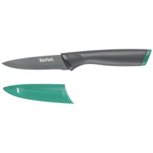 Tefal - Nerezový nůž vykrajovací FRESH KITCHEN 9 cm šedá/zelená