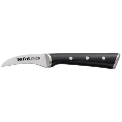 Tefal - Nerezový nůž vykrajovací ICE FORCE 7 cm chrom/černá