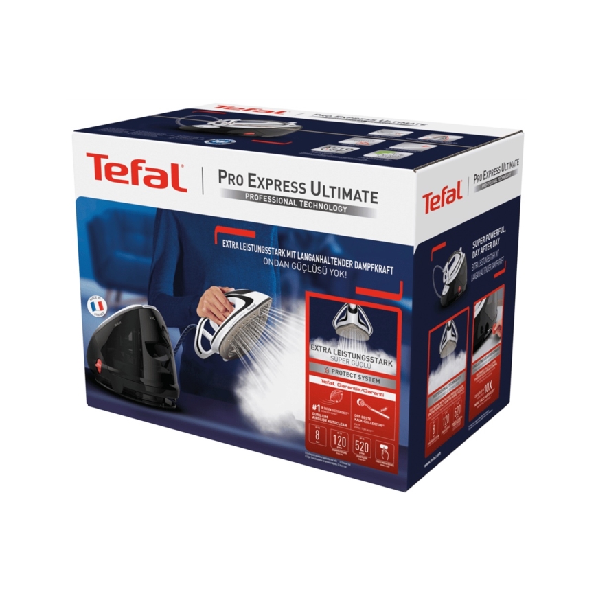 Tefal - Parní generátor EXPREEE ULTIMATE 2600W/230V černá/bílá