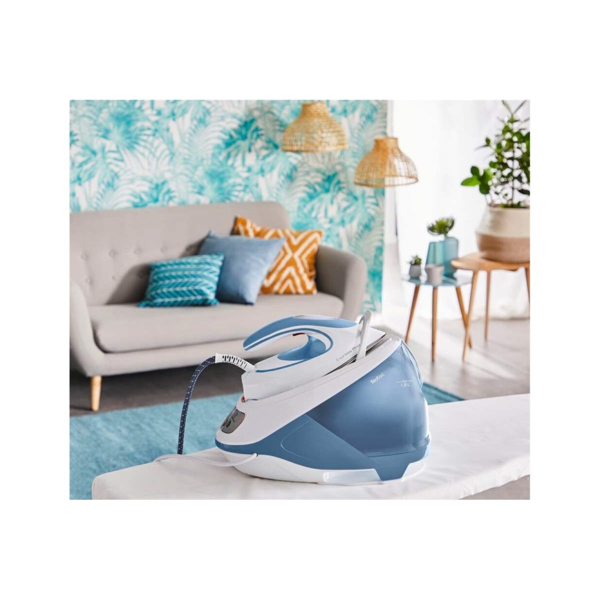 Tefal - Parní generátor EXPRESS PROTECT 2800W/230V modrá