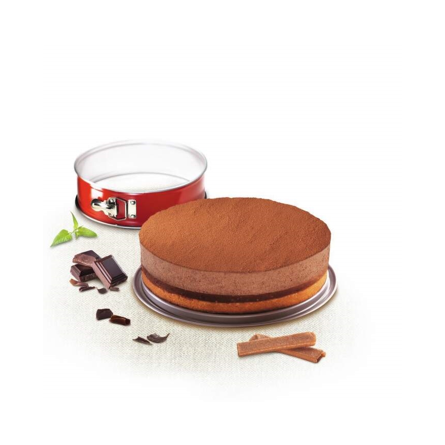 Tefal - Rozkládací forma na dort DELIBAKE 19 cm červená