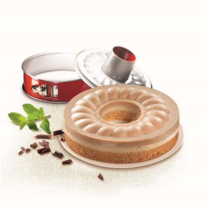 Tefal - Rozkládací forma Savarin DELIBAKE 27 cm červená