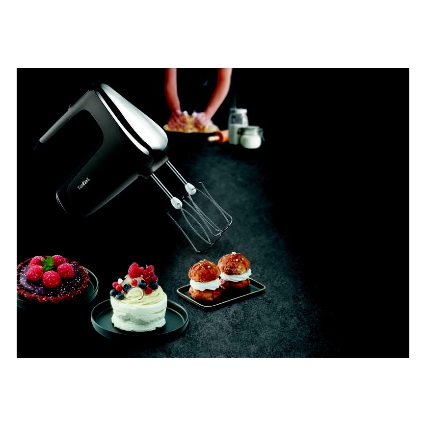 Tefal - Ruční šlehač POWERMIX SILENCE 600W/230V černá/šedá