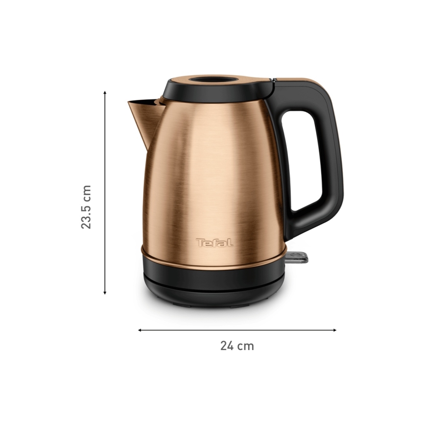 Tefal - Rychlovarná konvice COPPERTINTO 1,7 l 2400W/230V