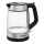 Tefal - Rychlovarná konvice GLASS 1,7l 2200W/230V černá/nerez