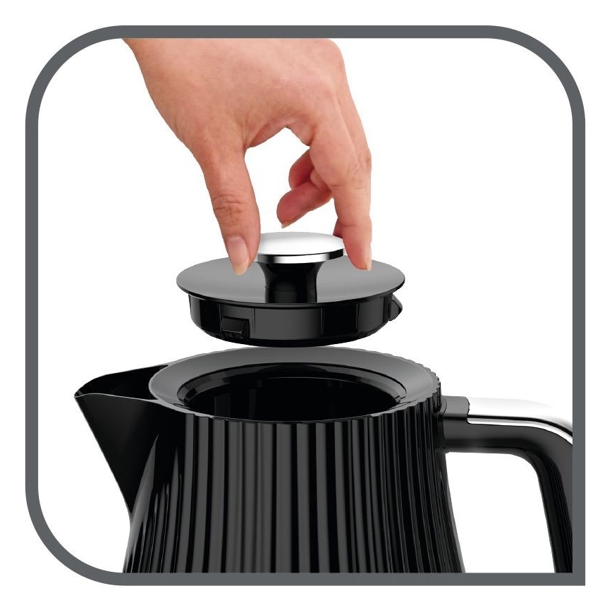 Tefal - Rychlovarná konvice LOFT 1,7 l 2400W/230V černá